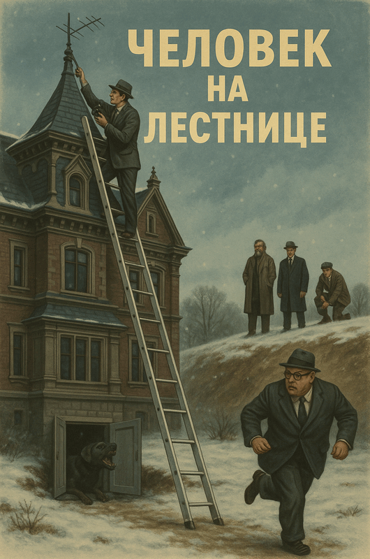 Человек на лестнице