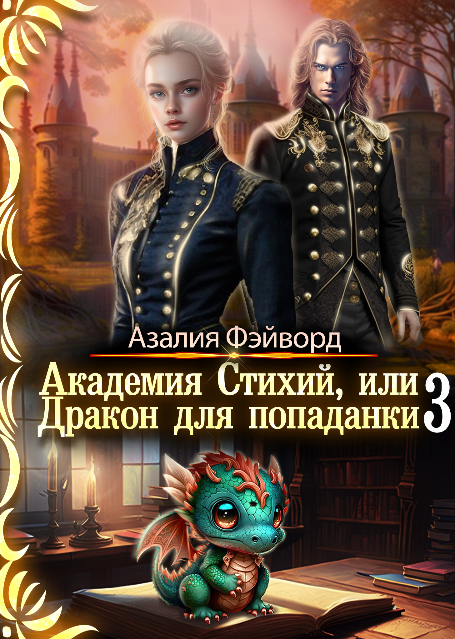 Академия Стихий, или Дракон для попаданки 3