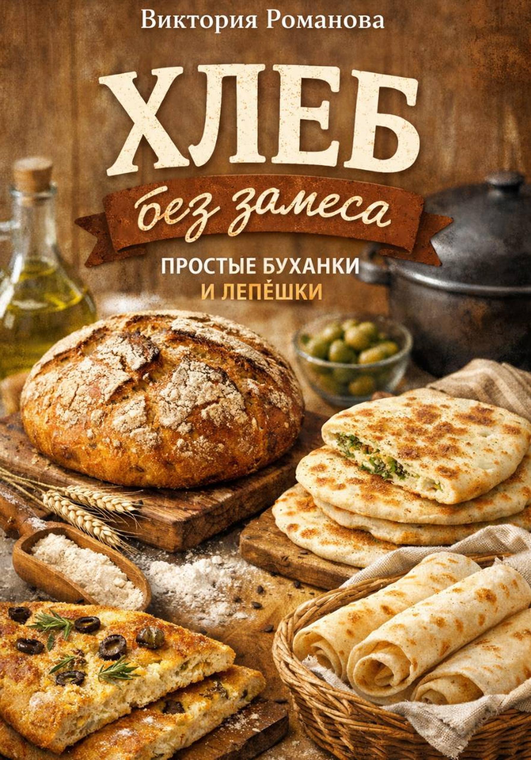 Хлеб без замеса: простые буханки и лепёшки